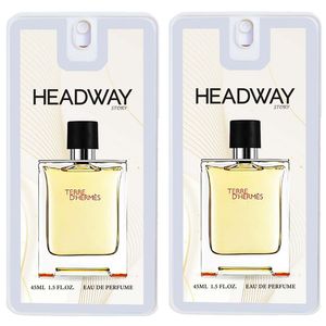 عطر جیبی مردانه هدوی استوری مدل تق هرمس حجم 45 میلی لیتر مجموعه 2 عددی